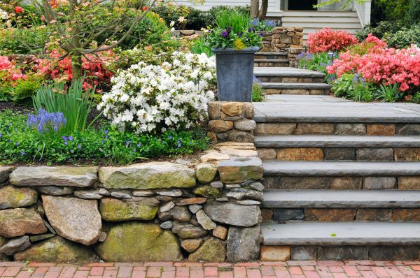 Stone Stairs Repair in Longview