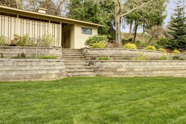 Retaining Wall Construction in Longview
