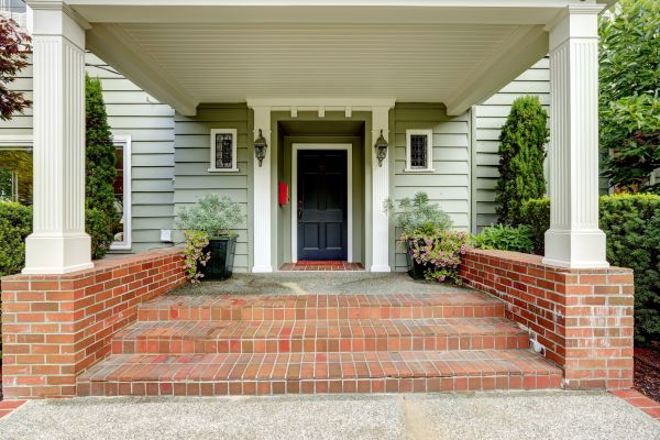 Front Porch Masonry Repair in Longview