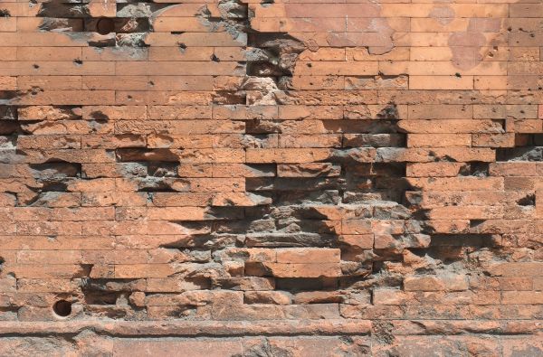 Damaged Brick Repair in Longview